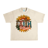 Sandshell Faith USA Urban Heavy Tee - FaDigitalArtStudio