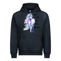 Navy just a girl who loves horses Urban Hoodie - artisFamous