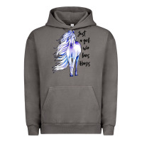 Pigment Tornado just a girl who loves horses Urban Hoodie - artisFamous
