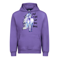 Tulip just a girl who loves horses Urban Hoodie - artisFamous