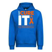 Cobalt just cure it ms multiple sclerosis awareness Urban Hoodie - artisFamous