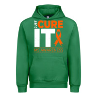 Emerald just cure it ms multiple sclerosis awareness Urban Hoodie - artisFamous