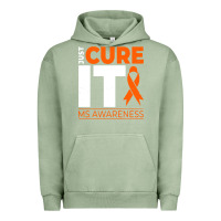 Pigment Oil Green just cure it ms multiple sclerosis awareness Urban Hoodie - artisFamous