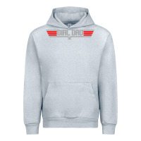 Heather Grey girl dad   daughter's father dad appreciation gift t shirt Urban Hoodie - artisFamous
