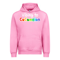 Fuchsia Pink kids vibing to cocomelon Urban Hoodie - artisFamous