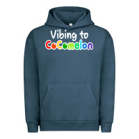 Pigment Midnight Navy kids vibing to cocomelon Urban Hoodie - artisFamous