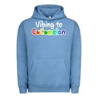 Pigment Pebble Blue kids vibing to cocomelon Urban Hoodie - artisFamous