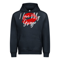 Navy kiss lips i love my gringo wife girlfriend premium Urban Hoodie - artisFamous