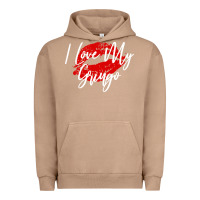 Pigment Burro kiss lips i love my gringo wife girlfriend premium Urban Hoodie - artisFamous