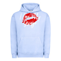 Pigment Grape Ice kiss lips i love my gringo wife girlfriend premium Urban Hoodie - artisFamous