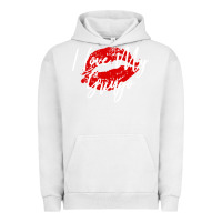 Pigment Lunar Rock kiss lips i love my gringo wife girlfriend premium Urban Hoodie - artisFamous