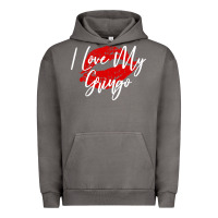 Kiss Lips I Love My Gringo Wife Girlfriend Premium Urban Hoodie | Teevron