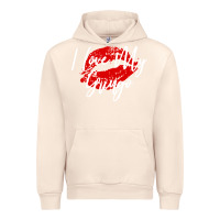 Sandshell kiss lips i love my gringo wife girlfriend premium Urban Hoodie - artisFamous