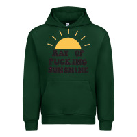 Forest Green ray of sunshine Urban Hoodie - artisFamous