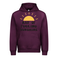 Mauve Wine ray of sunshine Urban Hoodie - artisFamous