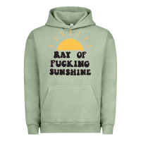 Pigment Oil Green ray of sunshine Urban Hoodie - artisFamous