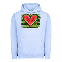 Pigment Grape Ice Watermelon Heart Urban Hoodie - artisFamous