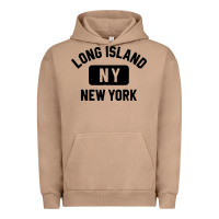 Pigment Burro long island ny gym style distressed amber print Urban Hoodie - artisFamous