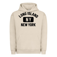 Pigment French Oak long island ny gym style distressed amber print Urban Hoodie - artisFamous