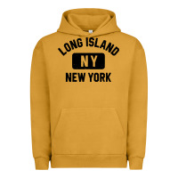 Pigment Peanut Butter long island ny gym style distressed amber print Urban Hoodie - artisFamous