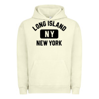 Pigment Pistachio long island ny gym style distressed amber print Urban Hoodie - artisFamous