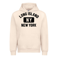Sandshell long island ny gym style distressed amber print Urban Hoodie - artisFamous