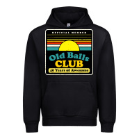 Black mens old balls club 40 years awesome Urban Hoodie - artisFamous