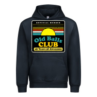 Navy mens old balls club 40 years awesome Urban Hoodie - artisFamous