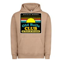 Pigment Burro mens old balls club 40 years awesome Urban Hoodie - artisFamous