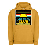 Pigment Peanut Butter mens old balls club 40 years awesome Urban Hoodie - artisFamous
