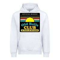 White mens old balls club 40 years awesome Urban Hoodie - artisFamous