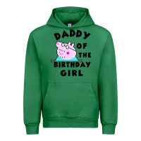 Emerald mens peppa pig daddy of the birthday Urban Hoodie - artisFamous