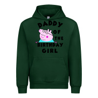Forest Green mens peppa pig daddy of the birthday Urban Hoodie - artisFamous