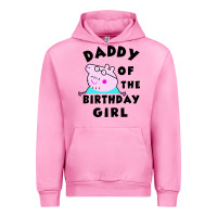 Fuchsia Pink mens peppa pig daddy of the birthday Urban Hoodie - artisFamous