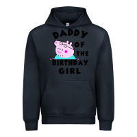 Navy mens peppa pig daddy of the birthday Urban Hoodie - artisFamous