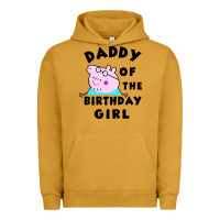 Pigment Peanut Butter mens peppa pig daddy of the birthday Urban Hoodie - artisFamous