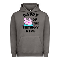 Pigment Tornado mens peppa pig daddy of the birthday Urban Hoodie - artisFamous