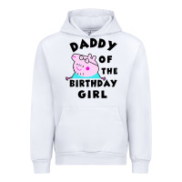 White mens peppa pig daddy of the birthday Urban Hoodie - artisFamous