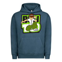 Pigment Midnight Navy ben tennyson ben 10 Urban Hoodie - artisFamous