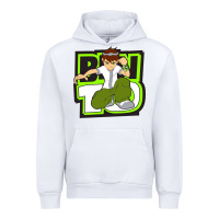 White ben tennyson ben 10 Urban Hoodie - artisFamous