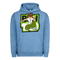 Pigment Pebble Blue ben tennyson ben 10 Urban Hoodie - artisFamous
