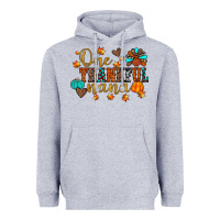 Heather Grey one thankful nana Heavyweight Hoodie - JahusDesignShop