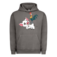 Pigment Tornado hei hei rooster and pig funny cartoon Urban Hoodie - artisFamous