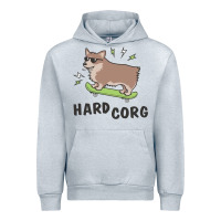 Heather Grey hard corg Urban Hoodie - artisFamous