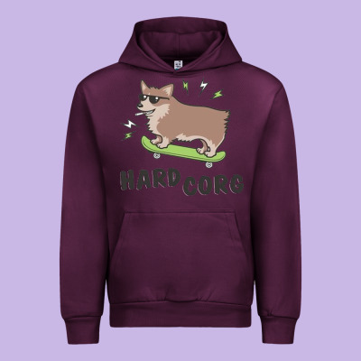Hard Corg Urban Hoodie Designed By Artisfamous