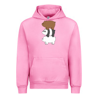 Fuchsia Pink we bare bears the movie Urban Hoodie - artisFamous