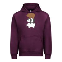 Mauve Wine we bare bears the movie Urban Hoodie - artisFamous