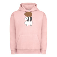 Pigment Salmon we bare bears the movie Urban Hoodie - artisFamous