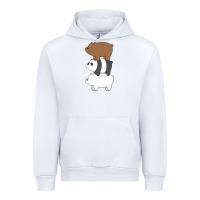 White we bare bears the movie Urban Hoodie - artisFamous