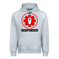 Heather Grey morgue embalmer funeral director mortician Urban Hoodie - artisFamous